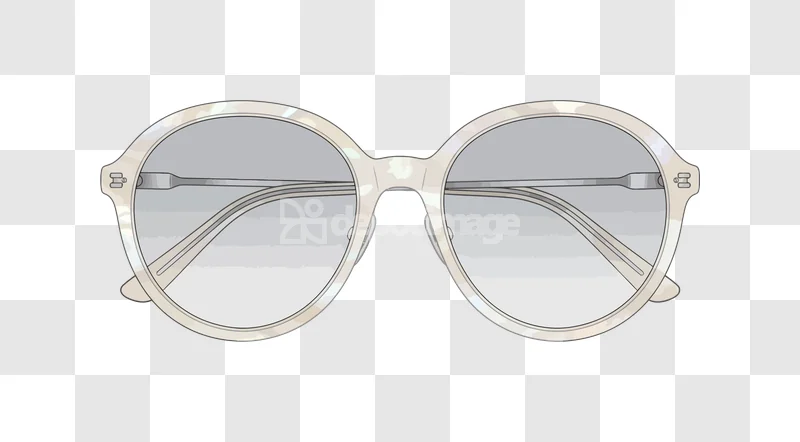 Pearl Round Sunglasses Gradient Lenses pearlescent frames gradient lenses