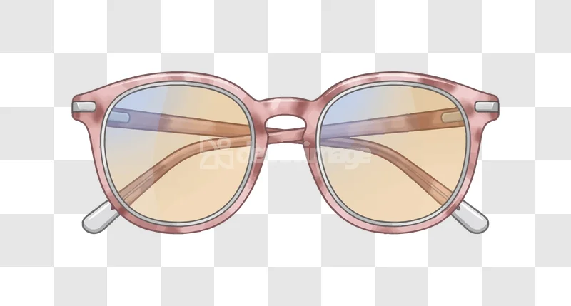 Pink Fashion Glasses Sunnies Casual Style, pink marbled frames, gradient lenses, transparent