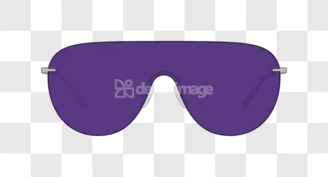 Purple Aviator Sunglasses Eyewear Accessory
