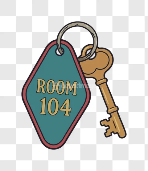 Room Key Fob Number 104