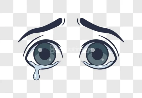 Sad Anime Eyes Crying Teardrop