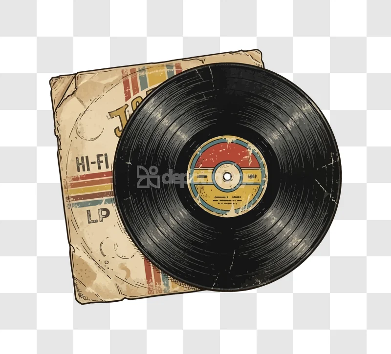 Vintage Vinyl Record Hi Fi Lp Music