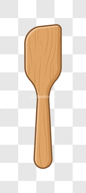Wood Wooden Spatula Kitchen Utensil Flat