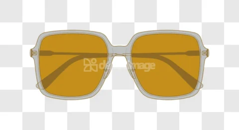 Yellow Lens Sunglasses White Frame Style
